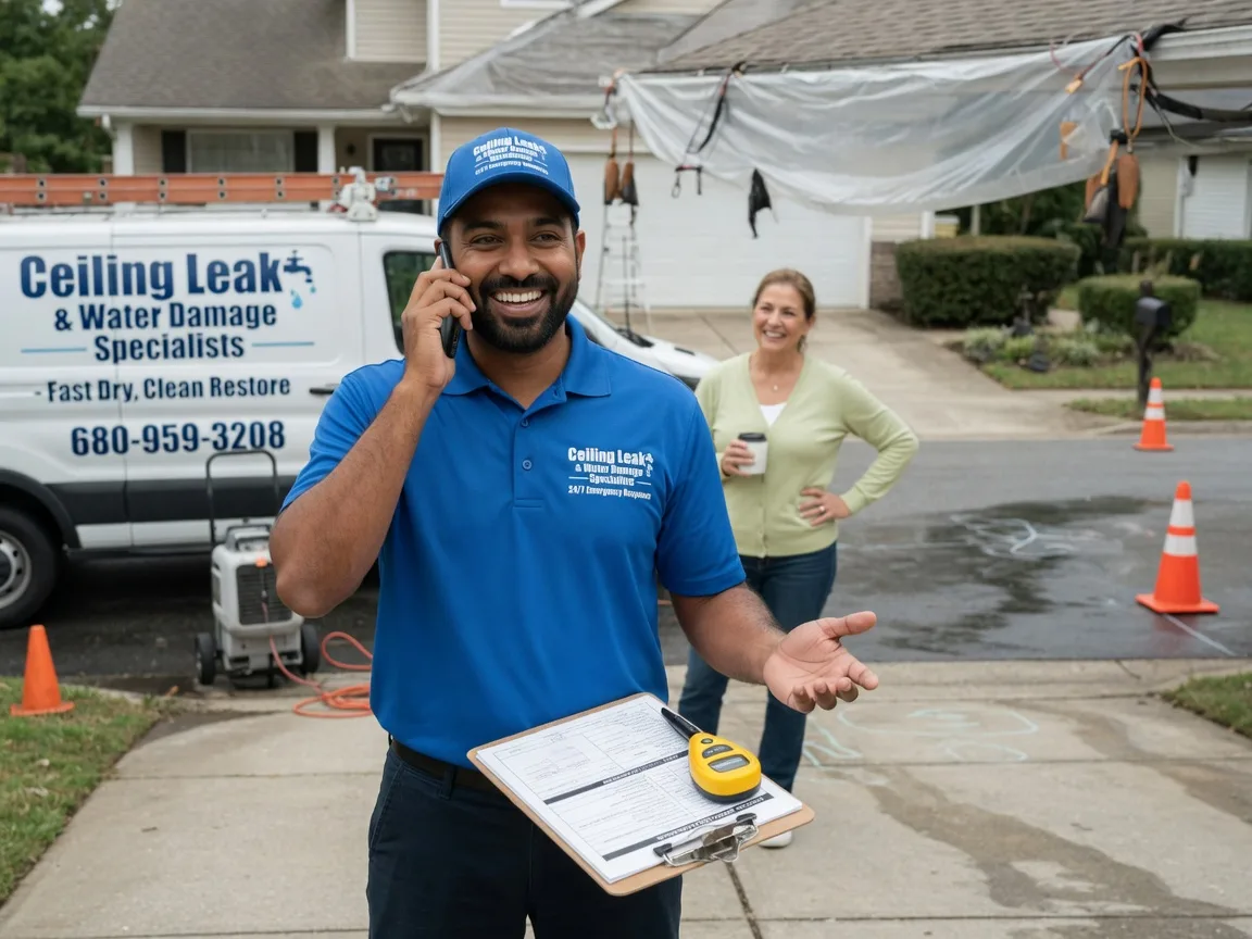 Ceiling Leak Cleanup Redmond, UT FAQs